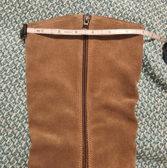 Vince Camuto boots women's 11M beige sand suede Babellie western cowgirl new - Picture 9 of 16